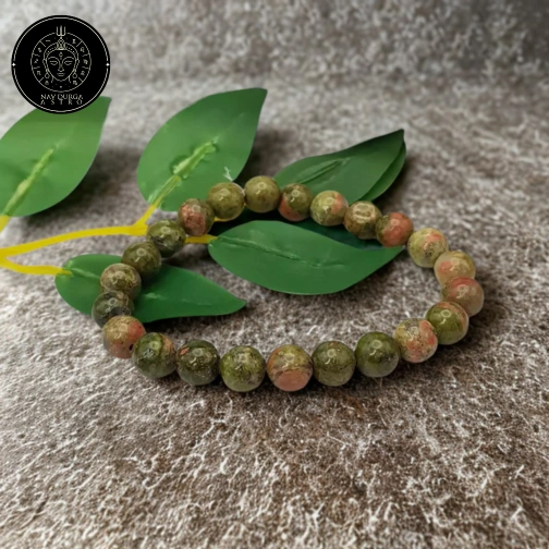 Unakite Bracelet - To Heal Stress and Depression